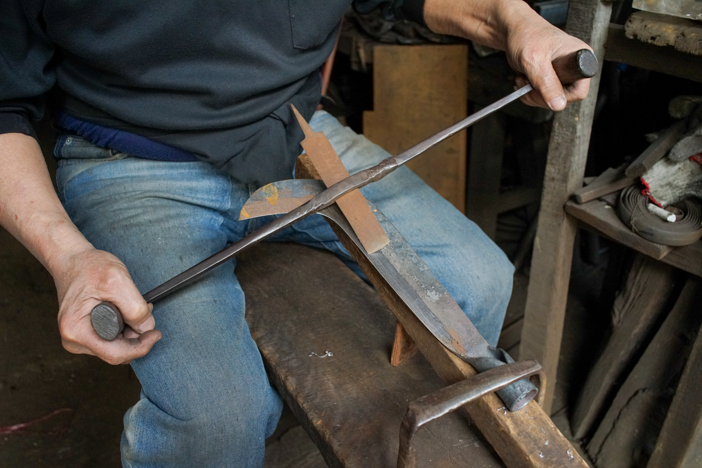 Forgeron à Zhushan (photo © Sasa)