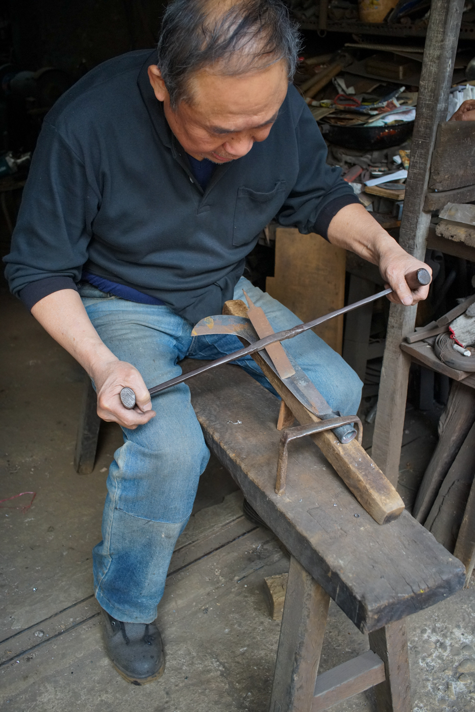 Forgeron à Zhushan (photo © Sasa)