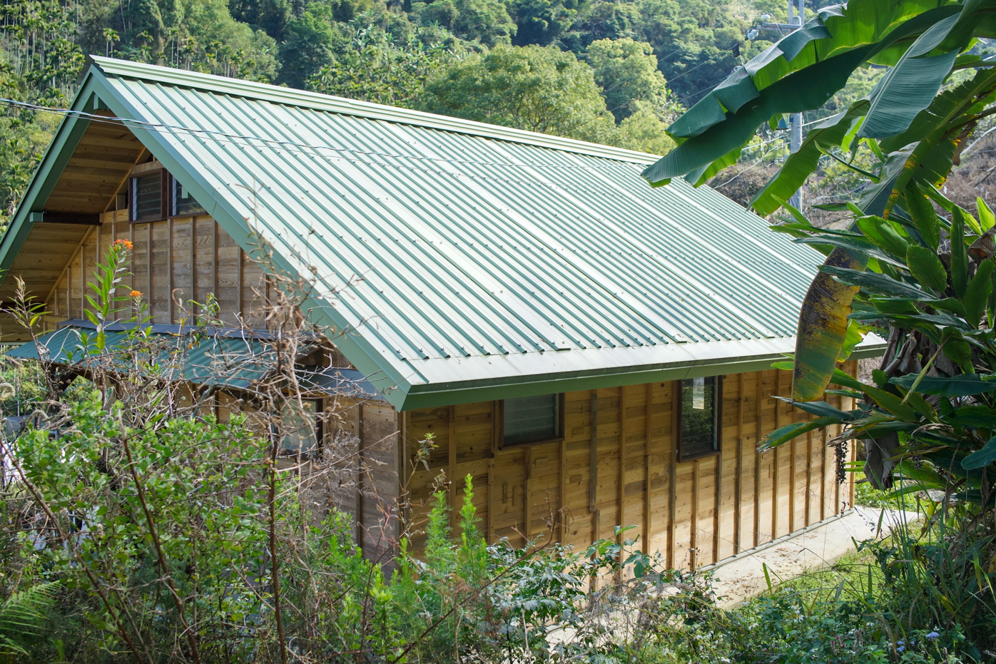 La maison de Hong-ming, construire par une coopérative, avec du bois de Taïwan (photo : Sasa)