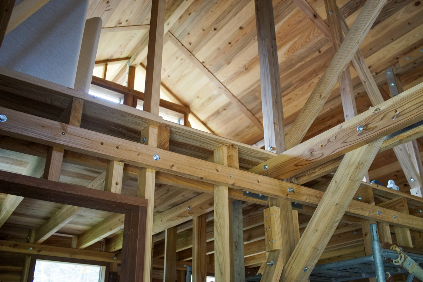 Maison en bois construite par la coopérative 建築公社 Archite:COOP (photo : Sasa)