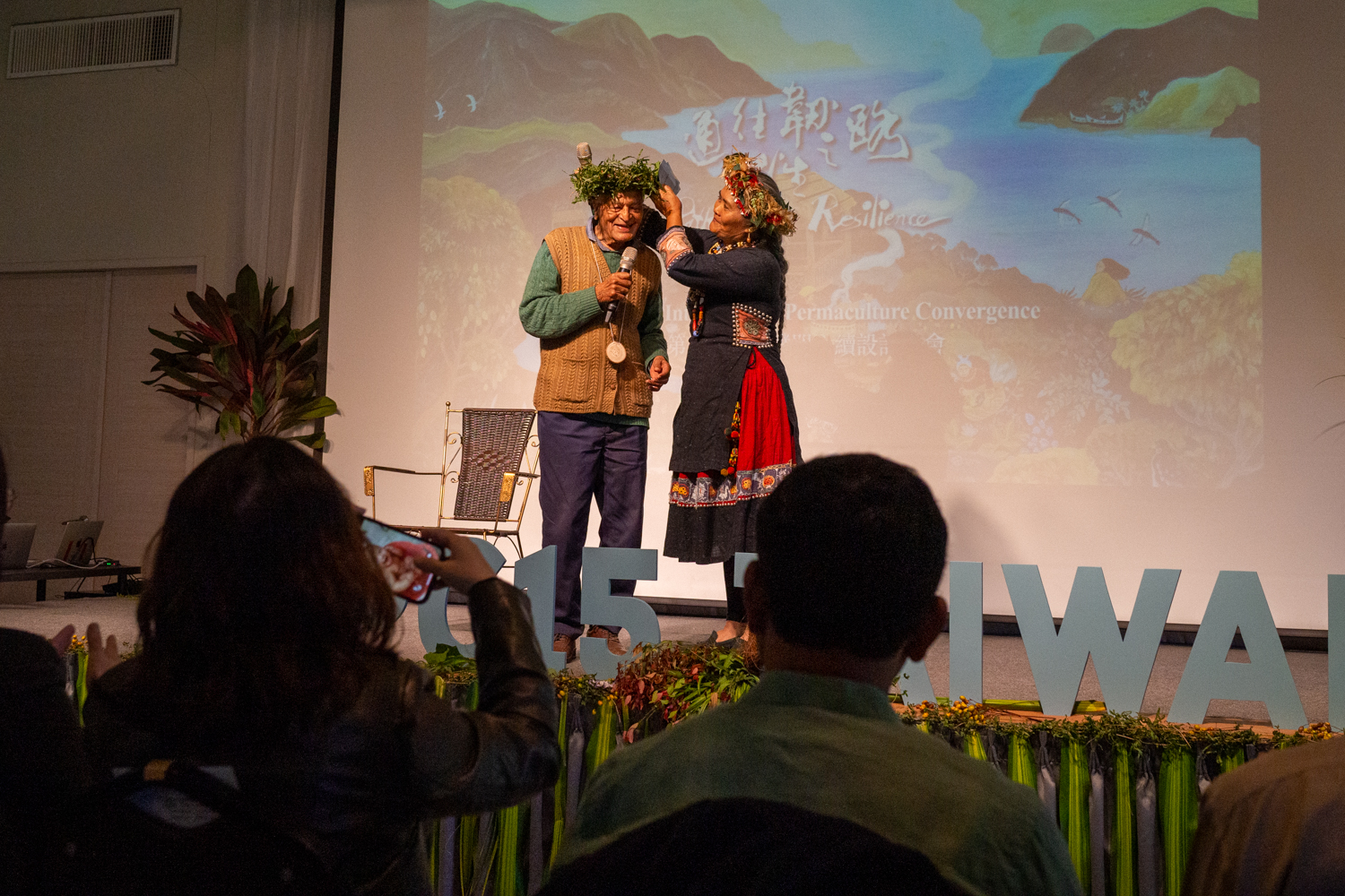 Satish Kumar et Lily (photo : Sasa)