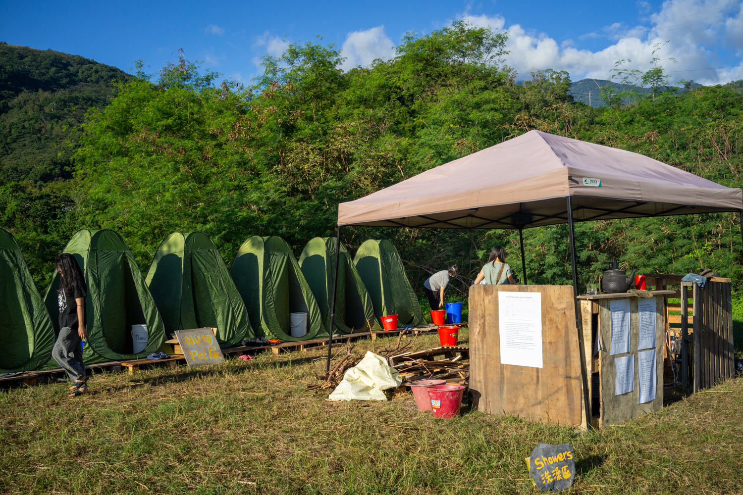 Le coin douche (photo : Sasa)