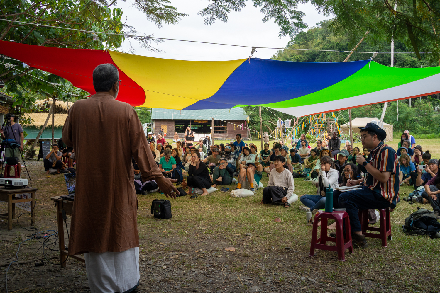 Présentation du Collectif Timbaktu (photo : Sasa)