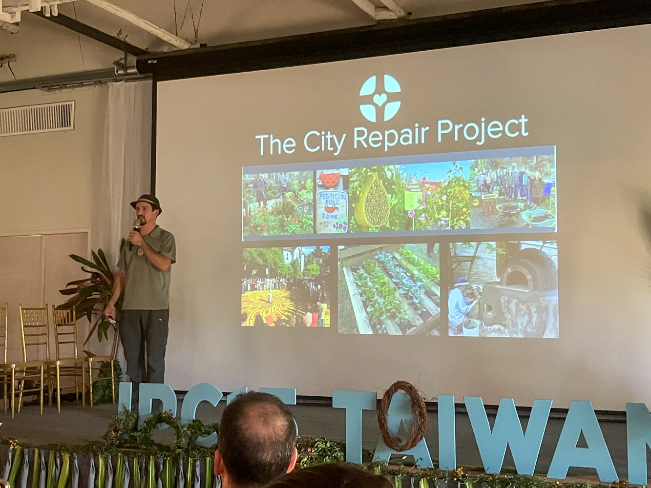 Matt Bibeau, présente des initiatives à Portland (photo : Sasa)