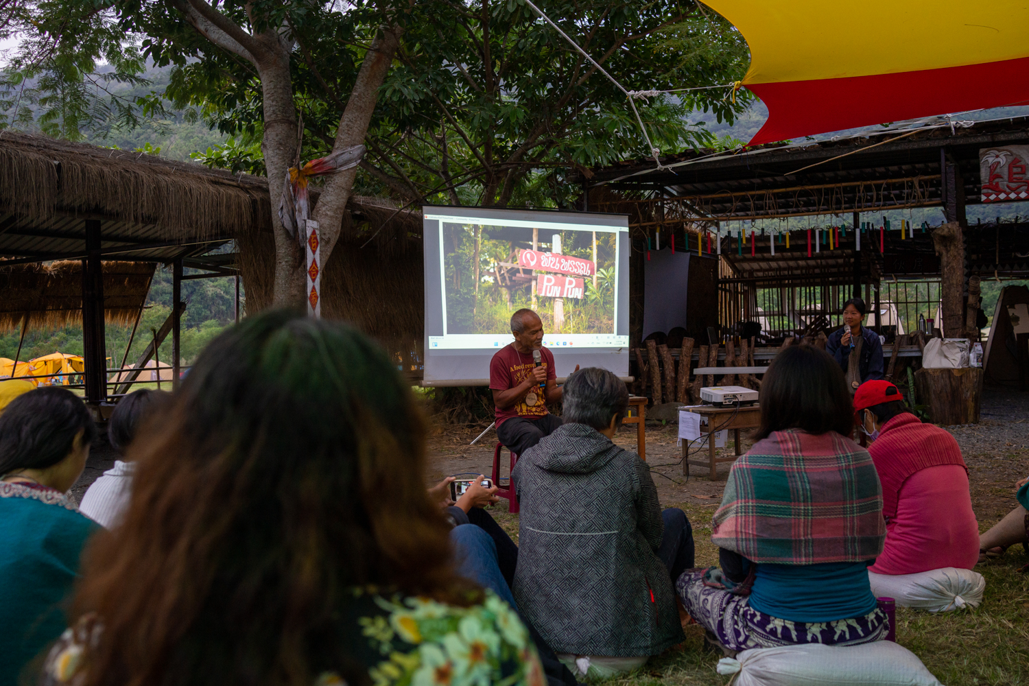 Jon Jandao fondateur de l'éco-village Punpun en Thaïlande (photo : Sasa)
