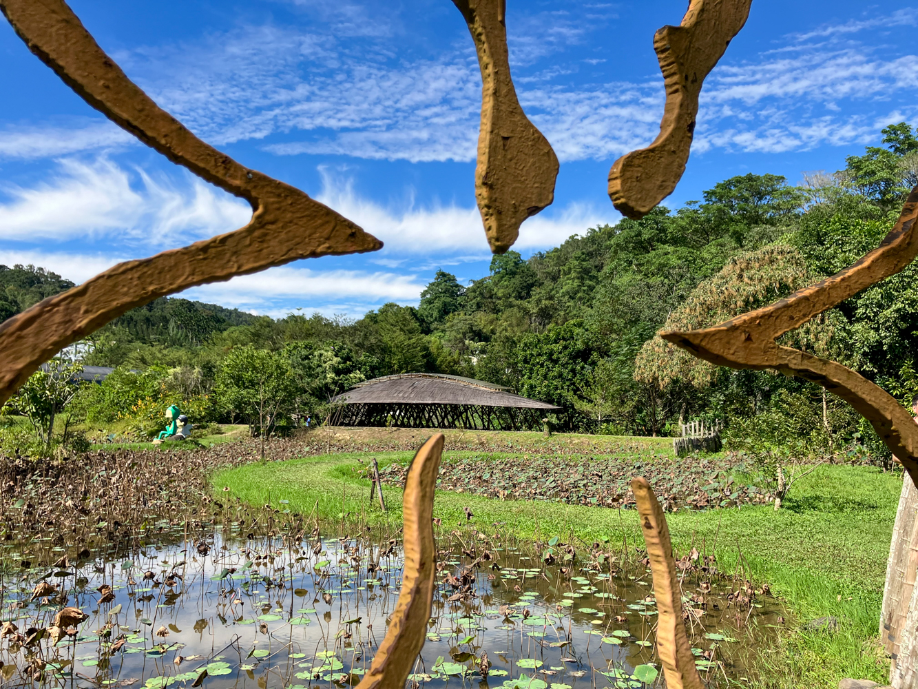 Pavillon rêve de papillons dans le parc de l'éco-village Taomi à Puli, comté de Nantou (photo : Sasa)
