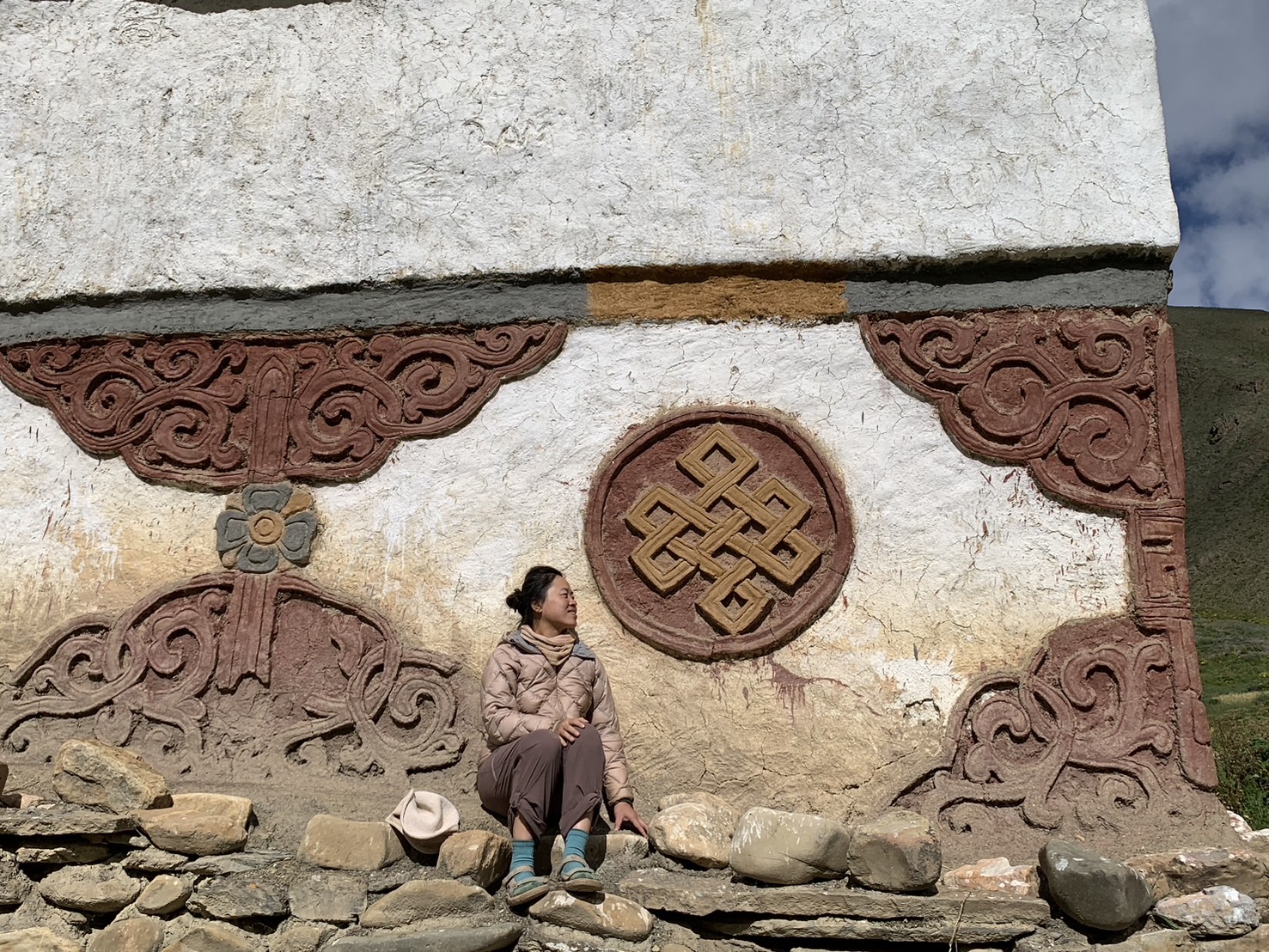 Claire Lin dans l'Himalaya (photo : aimable crédit)
