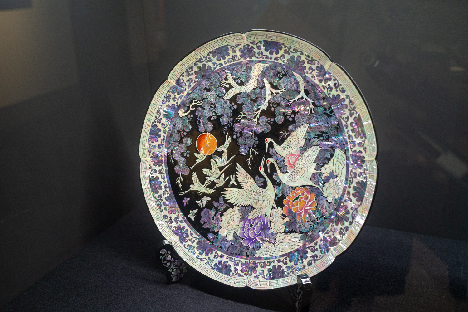 Une assiette offerte par la Corée (photo : Sasa)