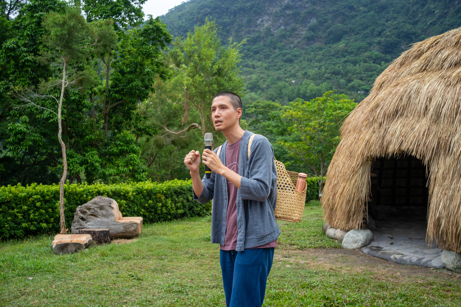 Yeh Yu-hsin, commissaire de l'exposition Tectonics of the Island 2025 (photo : Sasa)