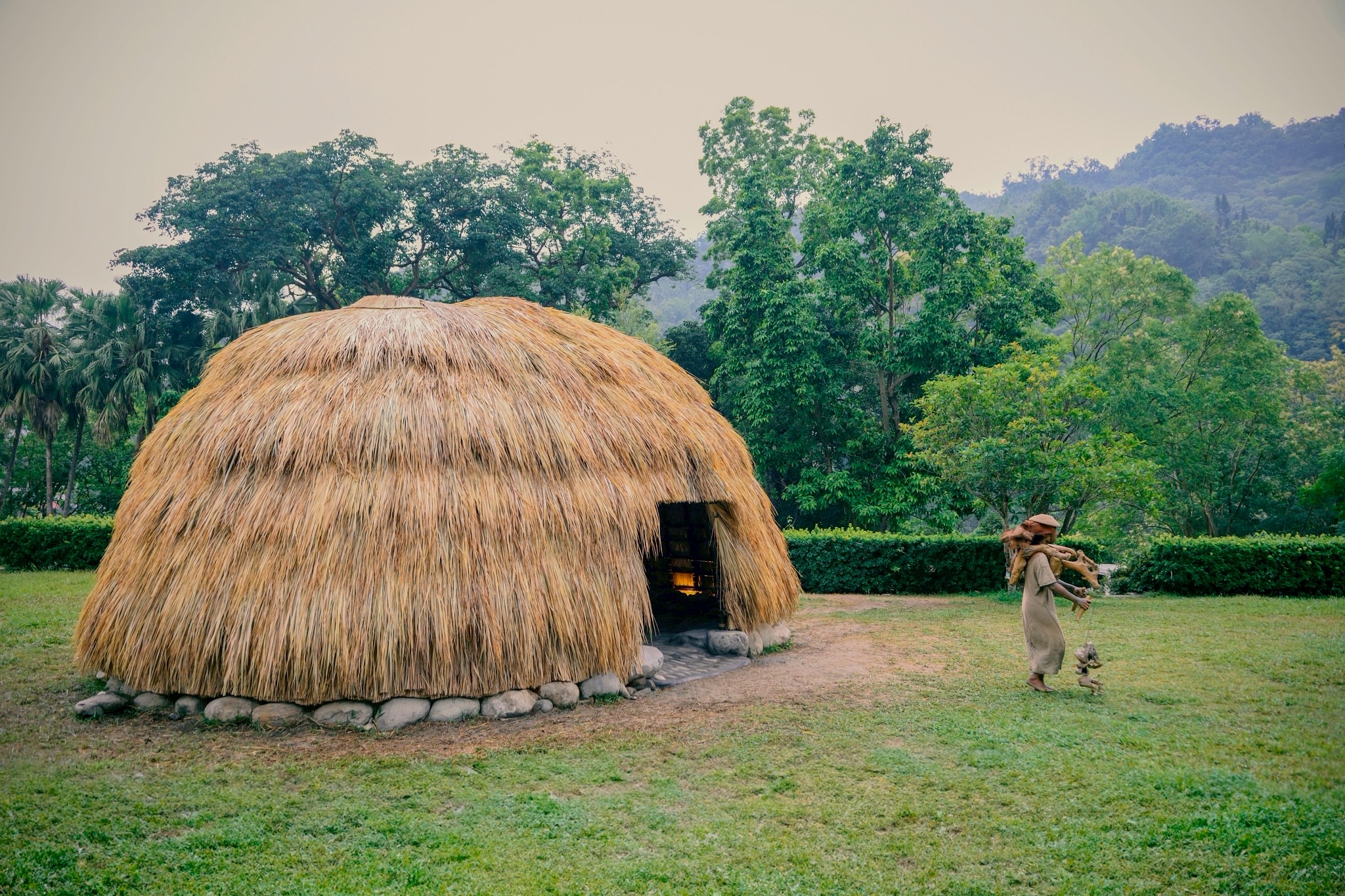 Une performance de Komuyi, liée aux cultures autochtones (photo : Taiwan Bamboo Society)