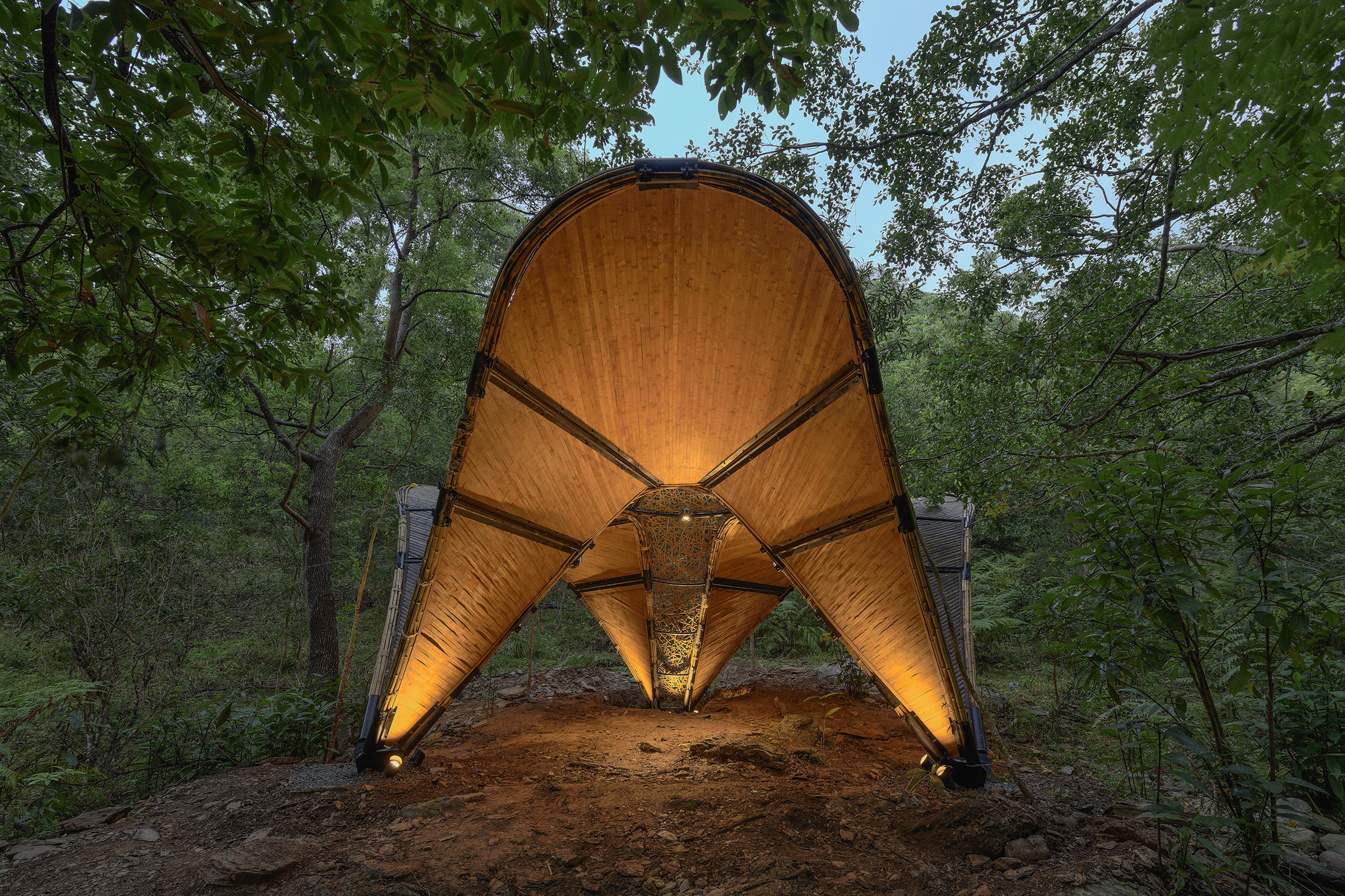 Papillon de Bambou, de l'architecte Eric Chen (photo : Taiwan Bamboo Society / 汪德範)