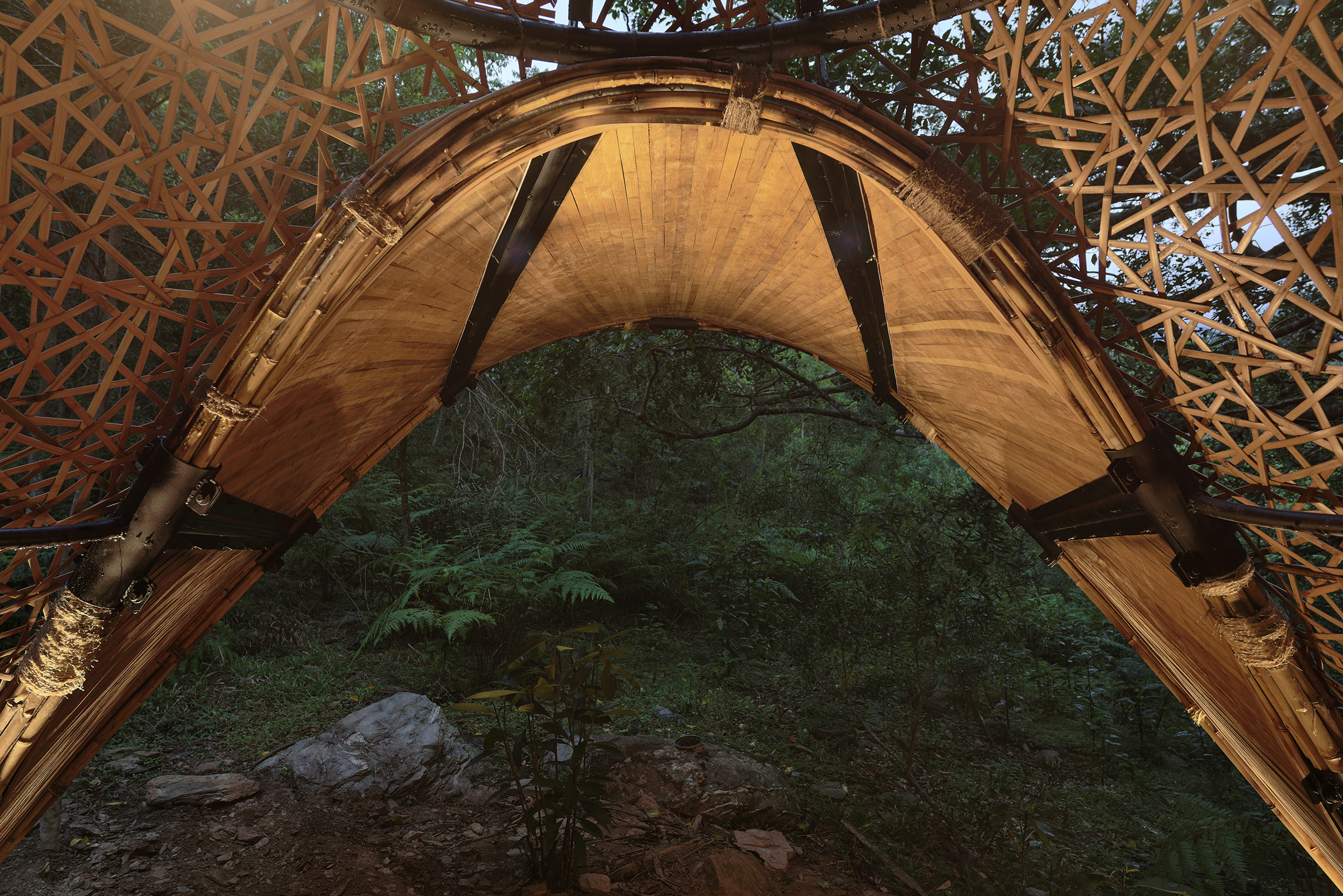 Papillon de Bambou, de l'architecte Eric Chen (photo : Taiwan Bamboo Society / 汪德範)