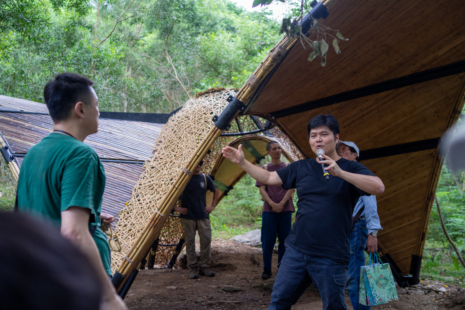 Eric Chen lors de l'inauguration (photo : Sasa)