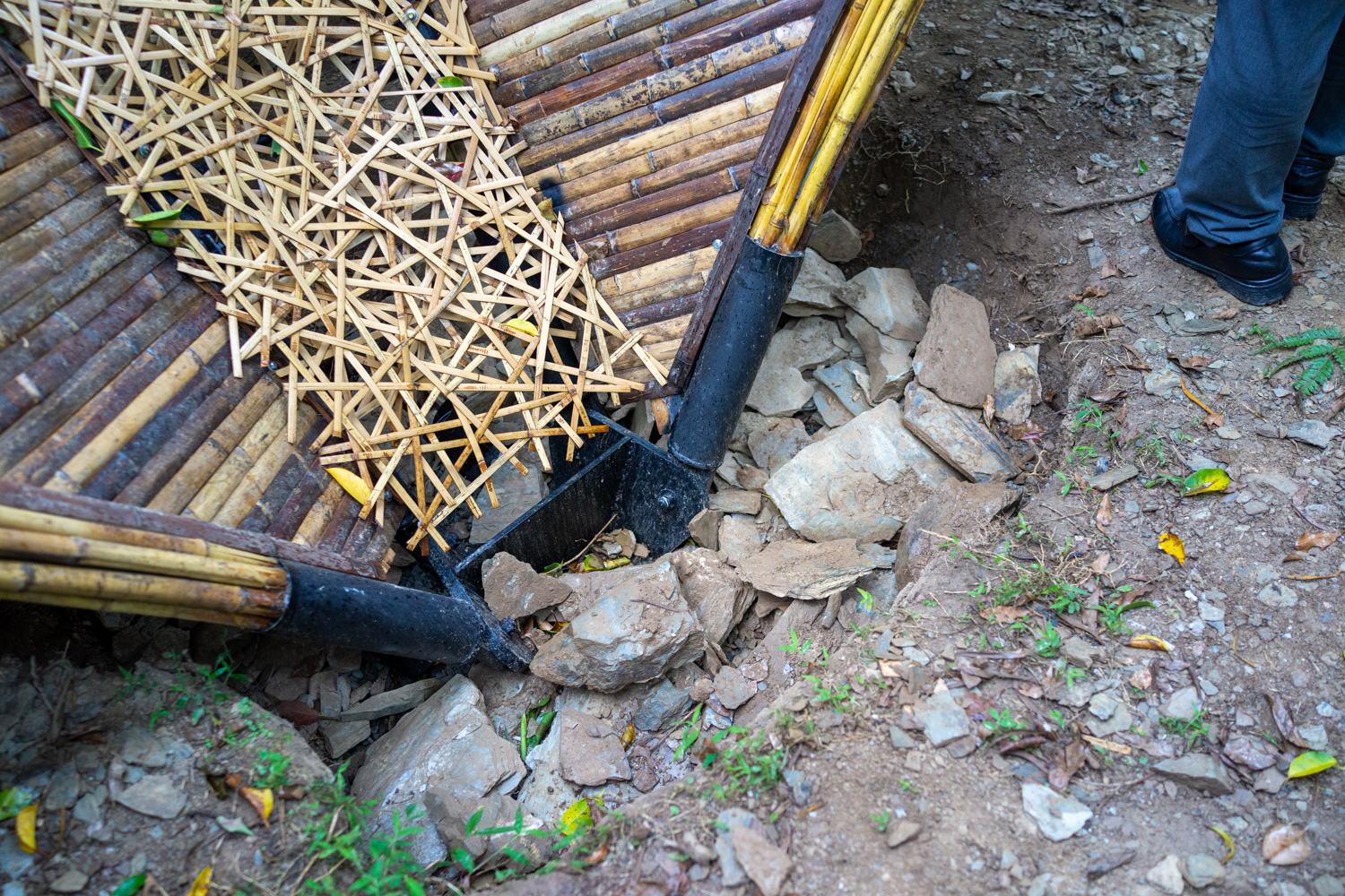 Les fondations sont discrètes (photo : Sasa)