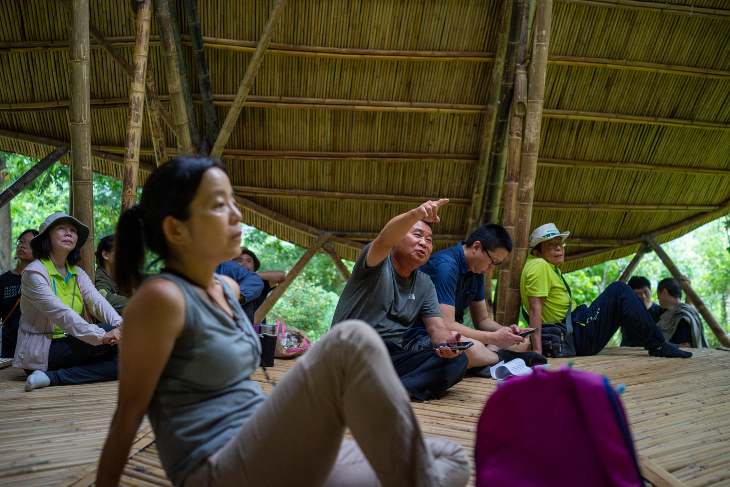 Lors de l'inauguration (photo : Sasa)