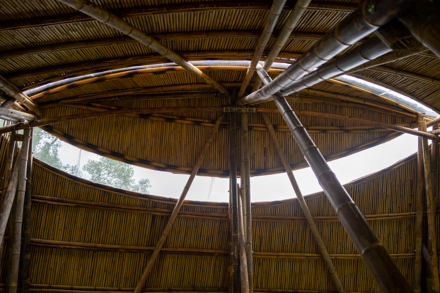 Le puits de lumière en forme d'amande (photo : Sasa)