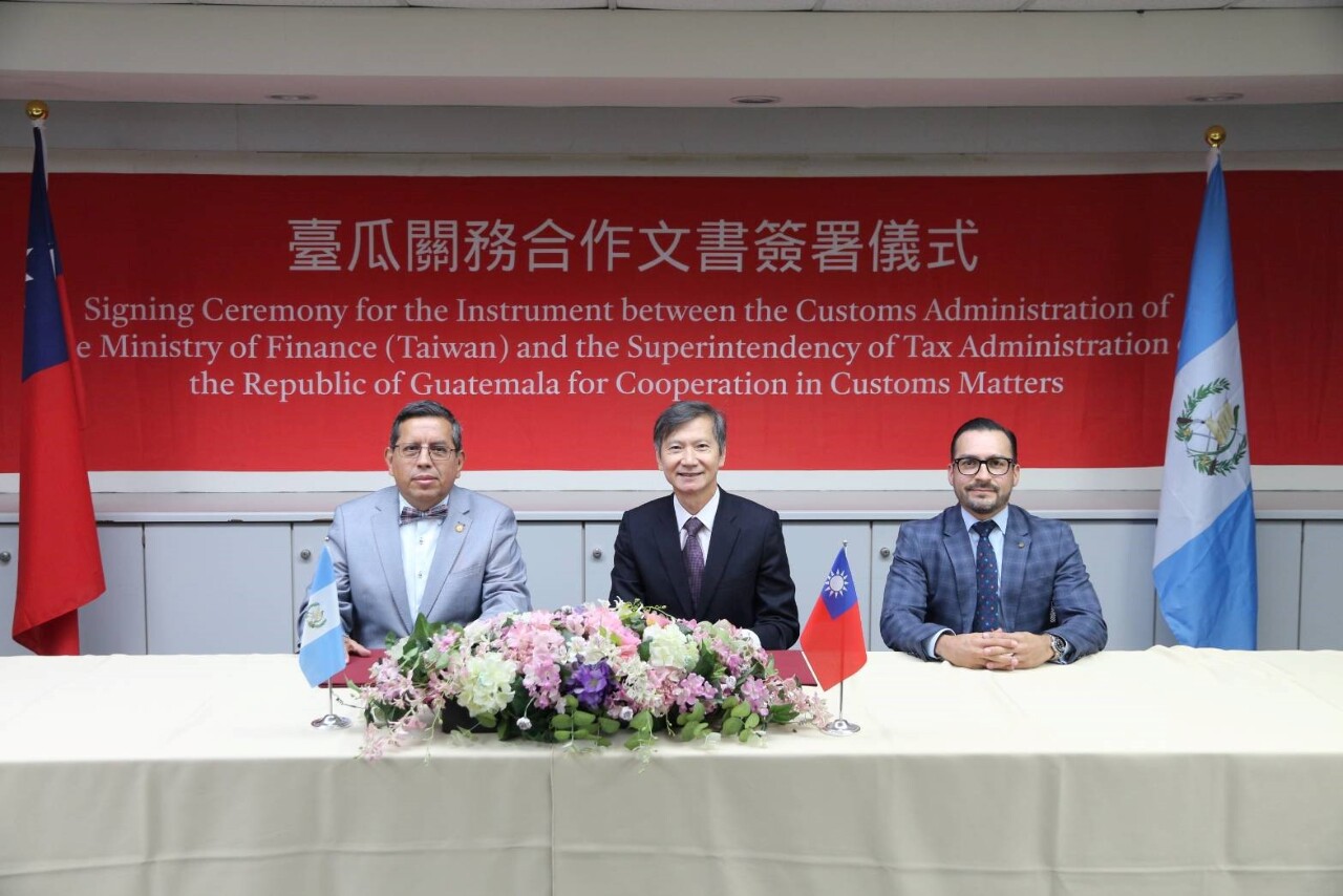 Mendorong Kerja Sama di Sektor Bea Cukai, Taiwan – Guatemala Menandatangani Kerja Sama