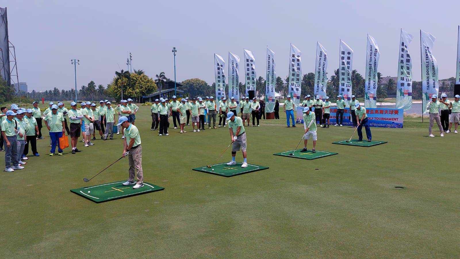 (Double Ten) Turnamen Golf Peringatan Hari Double Ten Taiwan, Meriahkan HUT ROC ke-112 di Indonesia