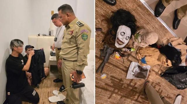 Dua Selebgram Taiwan Kasus Rekayasa Kekerasan di Kamboja Berlutut dan Minta Maaf, Otoritas Kamboja: Tetap akan Dipidana Baru akan Dideportasi.圖/YAHOO 台灣