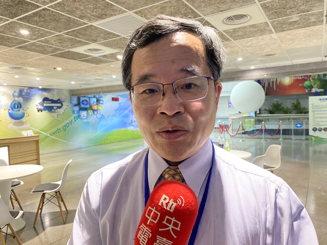 Kepala Pusat Seismologi CWA Wu Chien-fu