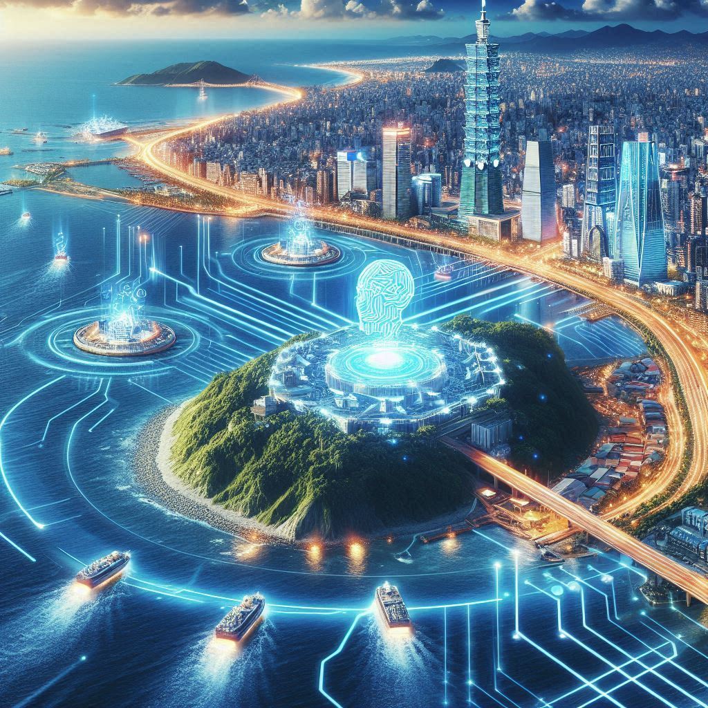 Investasi NVIDIA dan AMD di Taiwan: Seberapa Jauh Lagi Taiwan Menuju Pulau AI? AI生成圖