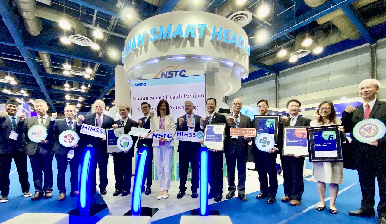 Dewan Sains dan Teknologi Nasional (NSTC) untuk pertama kalinya menyelenggarakan “Taiwan Smart Health Pavilion” (foto: NSTC)