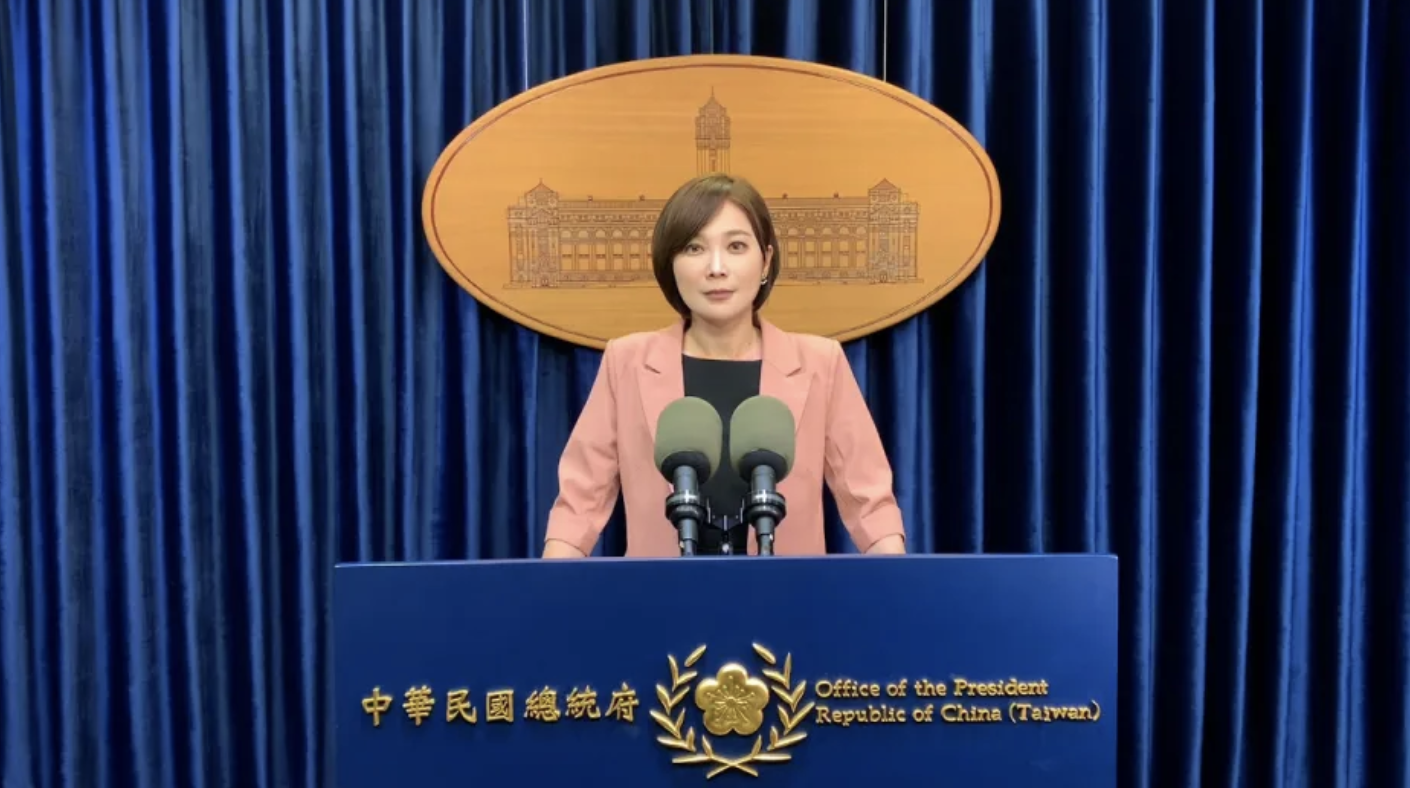 Juru Bicara Istana Kepresidenan Taiwan, Kuo Ya-hui (foto: Istana Kepresidenan)