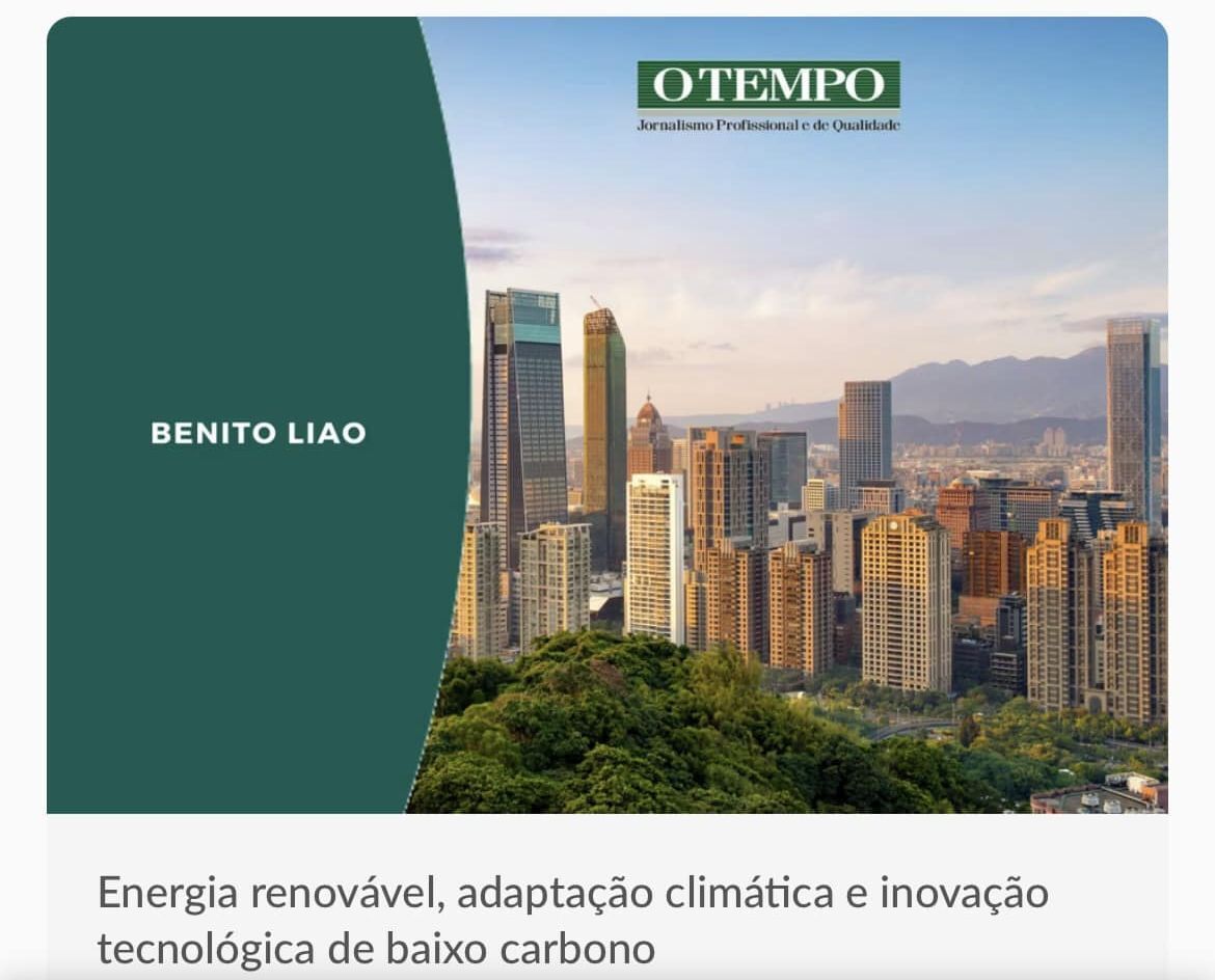 tulisan Kepala Representatif Taiwan untuk Brazil, Benito Liao dimuat di media O Tempo
