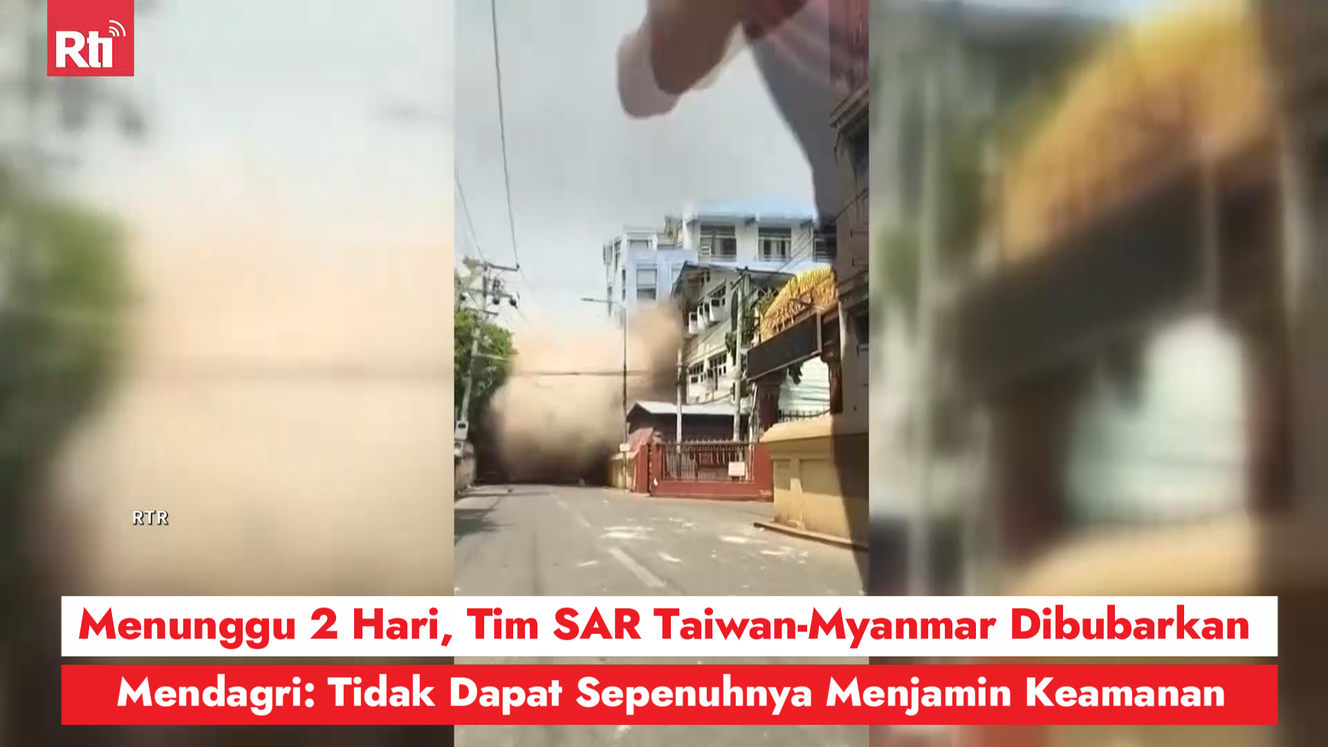 Menunggu 2 Hari, Tim SAR Taiwan-Myanmar Dibubarkan, Mendagri: Tidak Dapat Sepenuhnya Menjamin Keamanan 圖/Rti