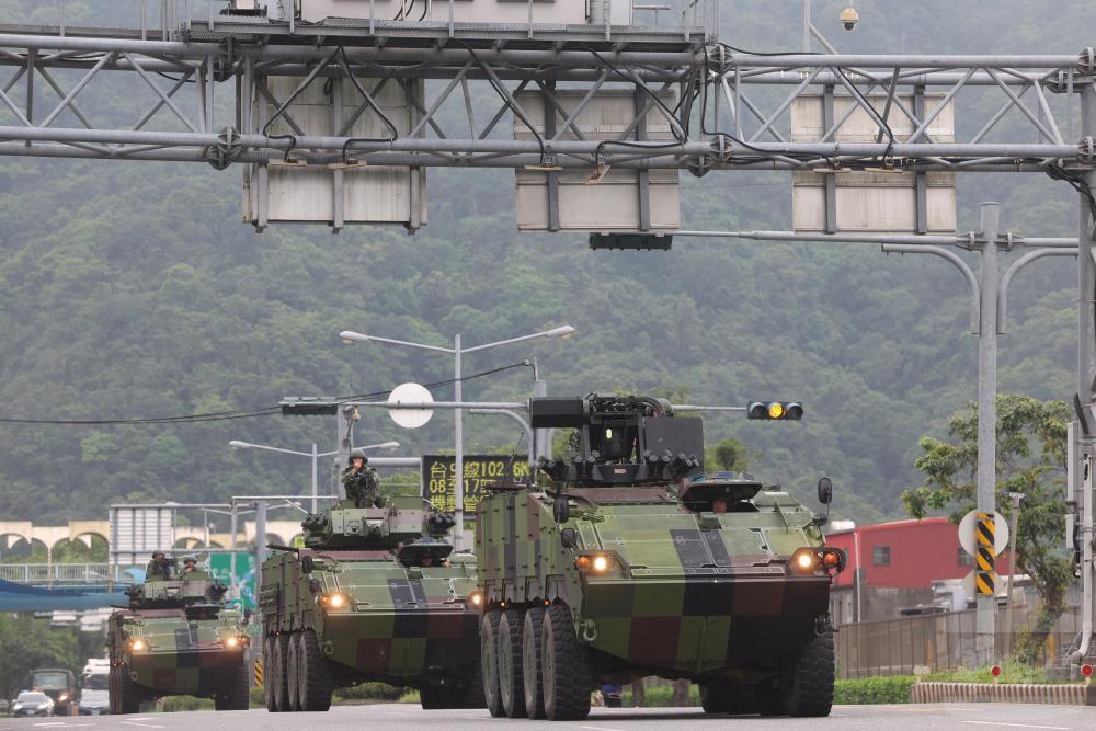 Batalyon Infanteri Mekanik ke-2 Komando Regional Lanyang telah melakukan kegiatan patroli dan pengintaian kesiapan tempur  (foto: Youth Daily News)