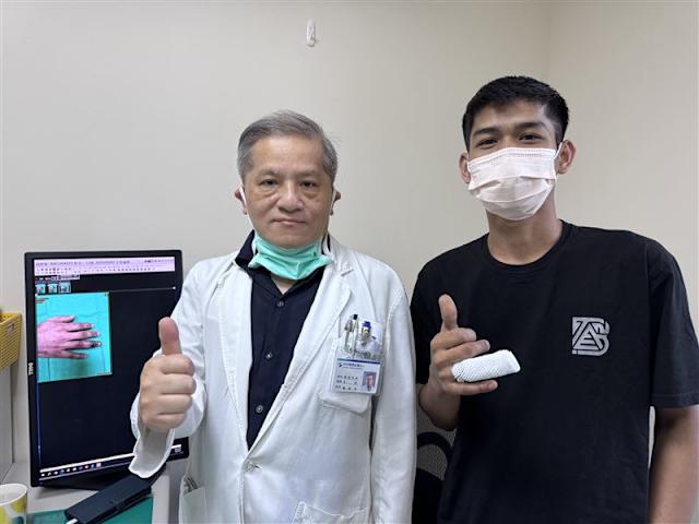 Tergulung Mesin, PMI Ini Kehilangan Salah Satu Jari, Dokter Taiwan Gercep Bertindak dan Sambung Kembali 圖／烏日林新醫院提供