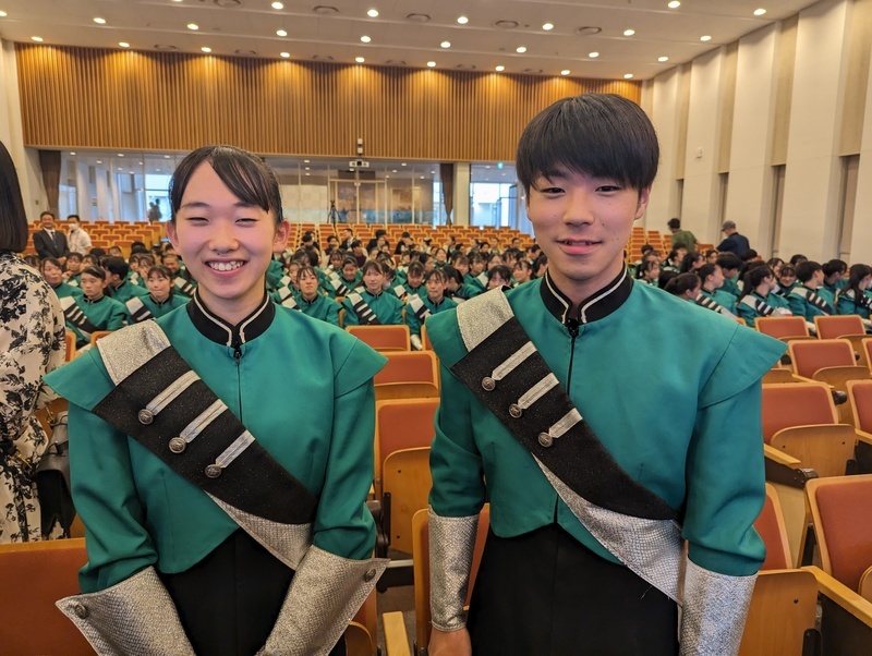 中華文化総会は、台湾の双十国慶節で演奏を披露する予定の東京農業大学第二高校を訪問した。（写真：CNA）