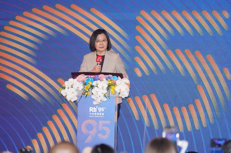 Rti開局95周年に祝辞、蔡・総統：台湾の声を引き続き発信せよ-ニュース