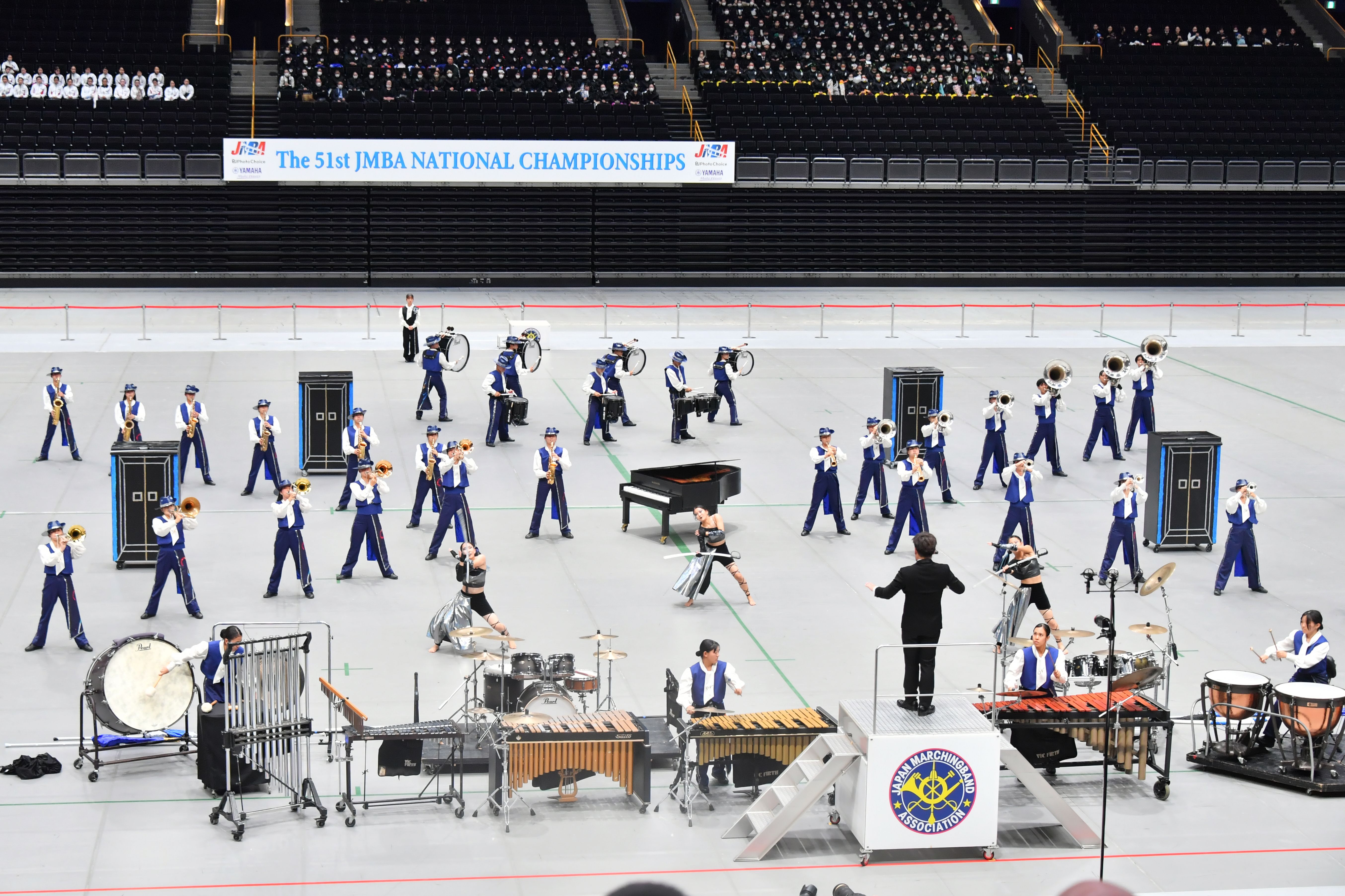 沖縄県立西原高校マーチングバンド部が7/20の総統府音楽会に登場