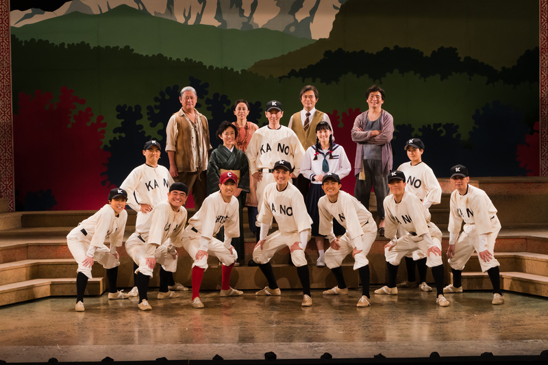 昨年4月から愛媛県東温市の「坊っちゃん劇場」で行われている「日台野球交流100周年記念ミュージカルKANO～1931 甲子園まで2000キロ～」が今年10月、ストーリーの故郷、台湾、南部の嘉義市で公演されることとなった。写真は昨年8月、台湾キャストが特別出演した際のもの。(写真：CNAの)