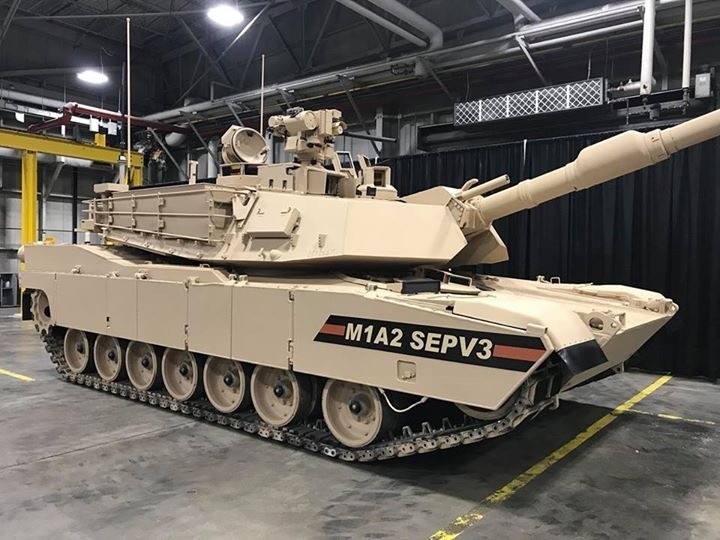 M1A2에이브람스 전차.  -사진: 미국 육군 공식사이트 캡쳐