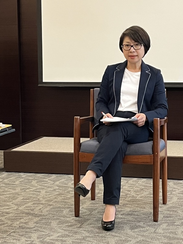 해협교류기금회 차이멍쥔(蔡孟君) 부비서장은 오늘(6일) 열린 설명회에서 중국 학생들의 타이완 유학을 조속히 재개해야 양안 간의 건전한 상호 교류에 도움이 될 것이라고 호소했다.- 사진: CNA