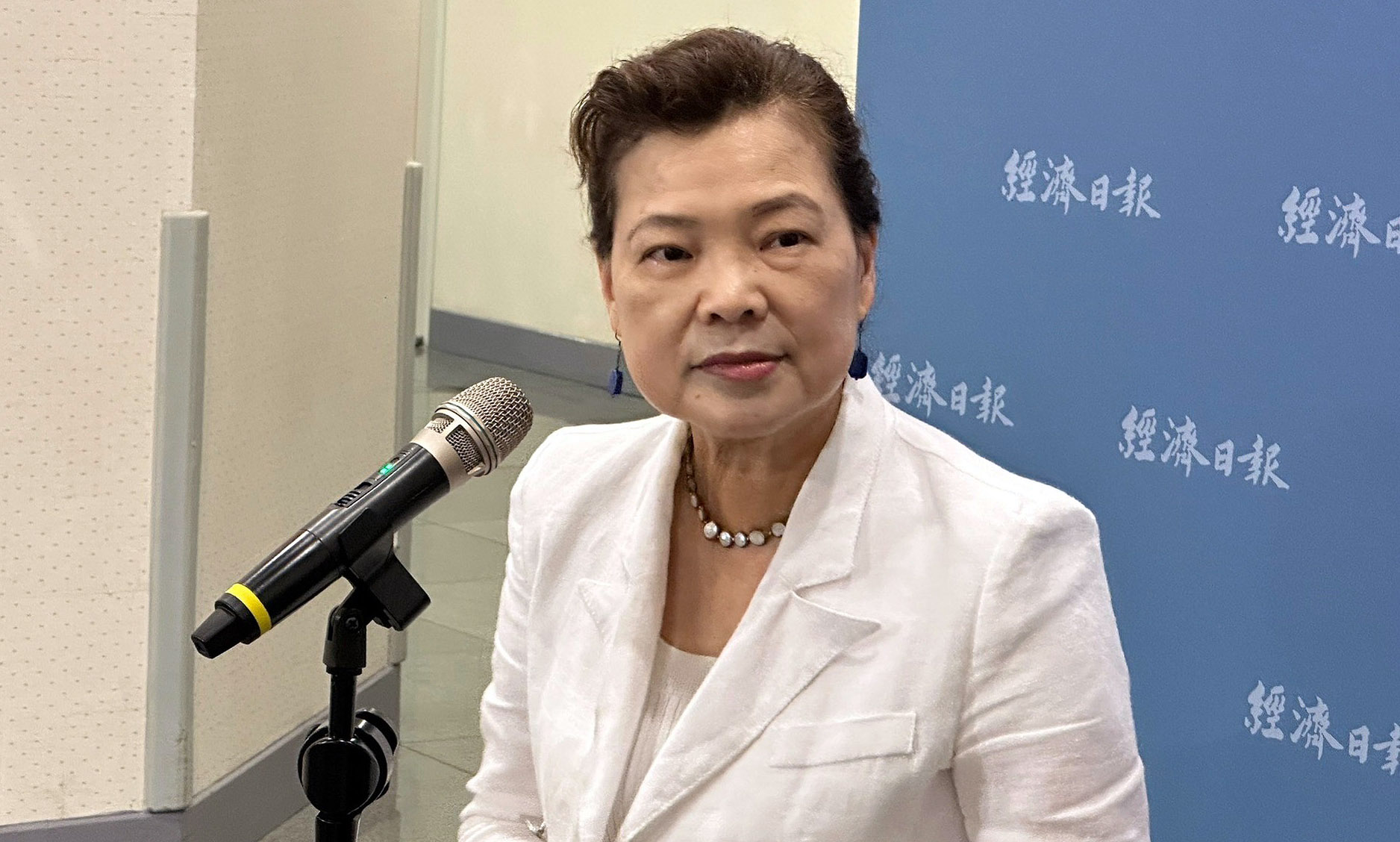 왕메이화(王美花) 경제부장은 TSMC의 독일 공장 설립에 대해 기회과 도전을 모두 겸비하고 있다고 말했다. - 사진: Rti 셰자싱(謝佳興)