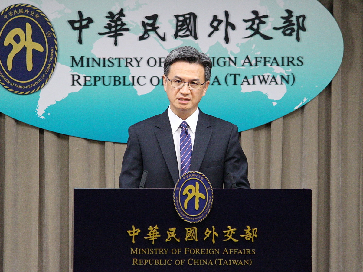 중화민국 외교부 류융지엔(劉永健) 대변인.[사진 Rti DB]
