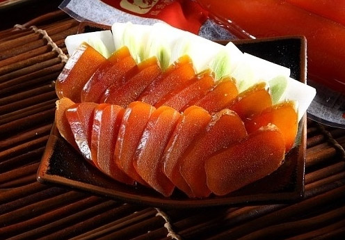 술안주로 딱! 윈린 커우후(口湖) 특산품 우위즈(烏魚子) - 사진: 口福國際漁產品