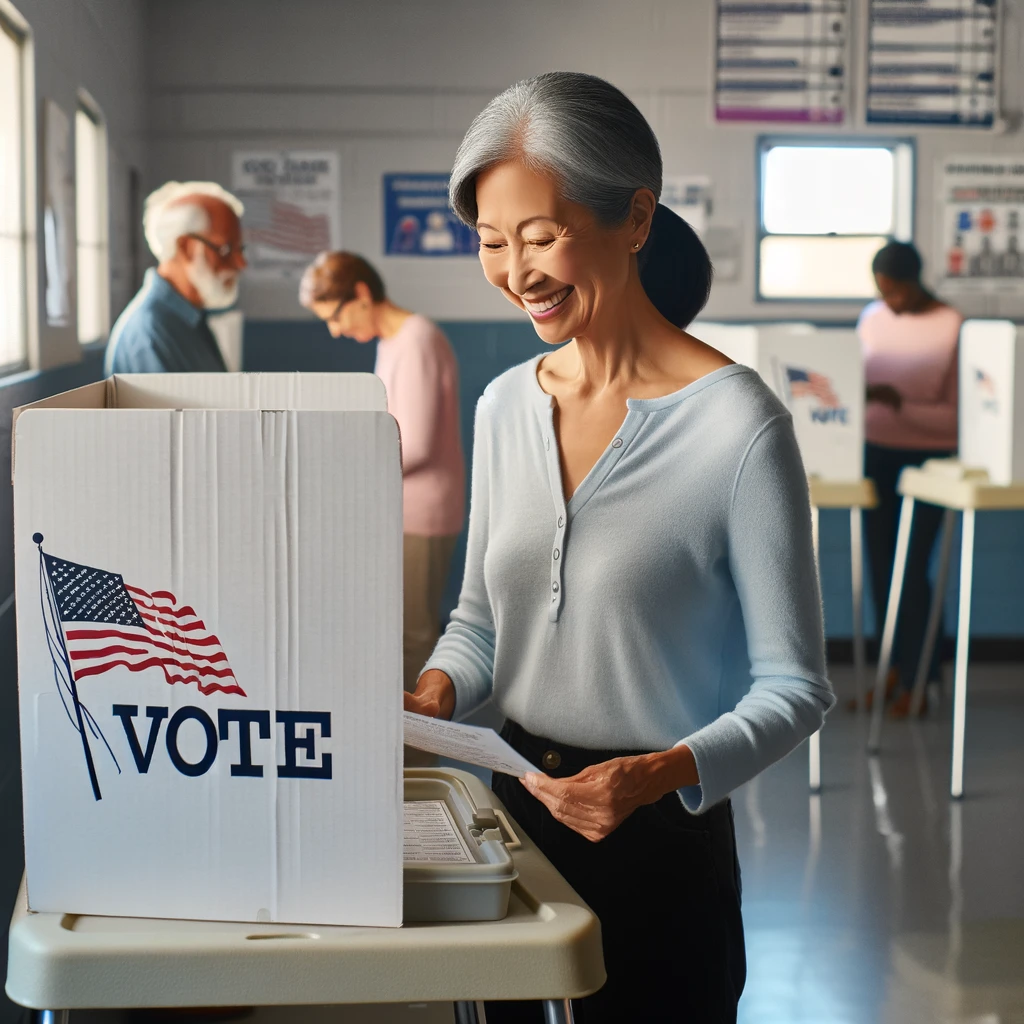 오는 11월 5일에 시행 예정인 미국 대통령 선거 - 사진: AI 생성