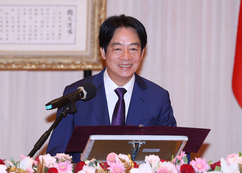 라이칭더(賴清德) 총통은 1일 오전 중앙연구원 인문사회과학관 국제회의청에서 열린 제35차 중앙연구원 원사(院士)회의 개막식에 참석해 치사하고 있다. – 사진: CNA