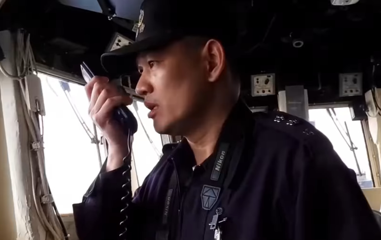 중국 공산군이 예고 없이 군사 훈련 구역을 설정하자, 중화민국 국방부는 경고 방송 및 감시 영상을 공개했다. - 사진: 국방부 페이스북(MilitarySpokesman)