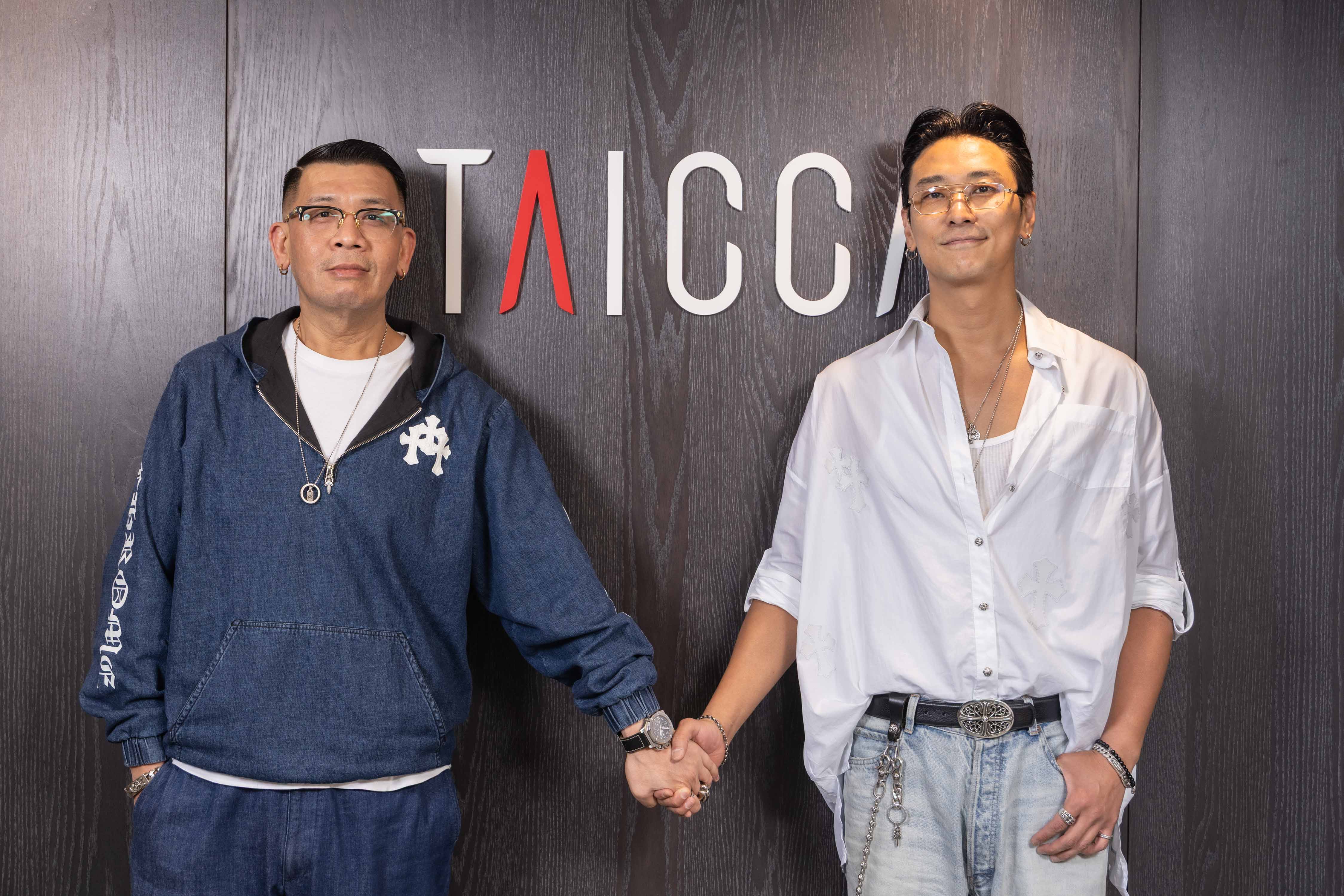 MOU 체결식에 참석한 배우 주지훈(우)과 차이자쥔(蔡嘉駿, 좌) 타이완 문화콘텐츠진흥원 이사장 - 사진: 문화콘텐츠진흥원