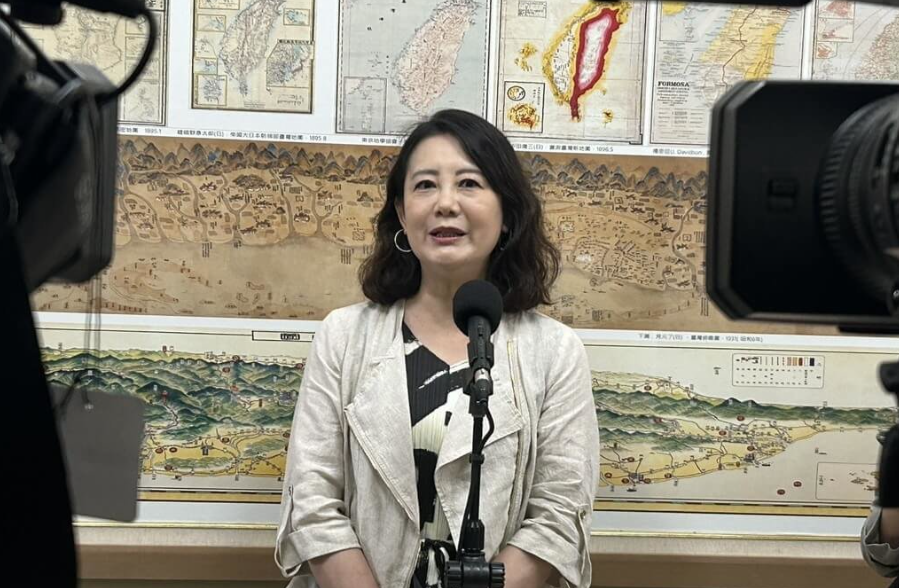 ▲우스야오 민주진보당 간사장은 26일 타이베이 입법원 인터뷰에서 안전한 전력 공급 보장은 정부의 책임이라고 강조했다.[CNA DB]