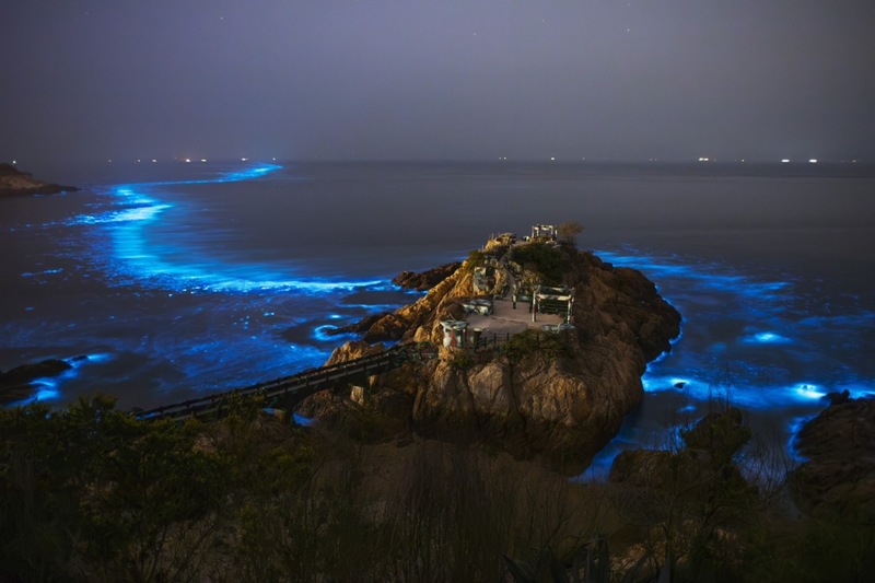 "Air Mata Biru" di Kinmen dan Matsu. (Foto:CNA)