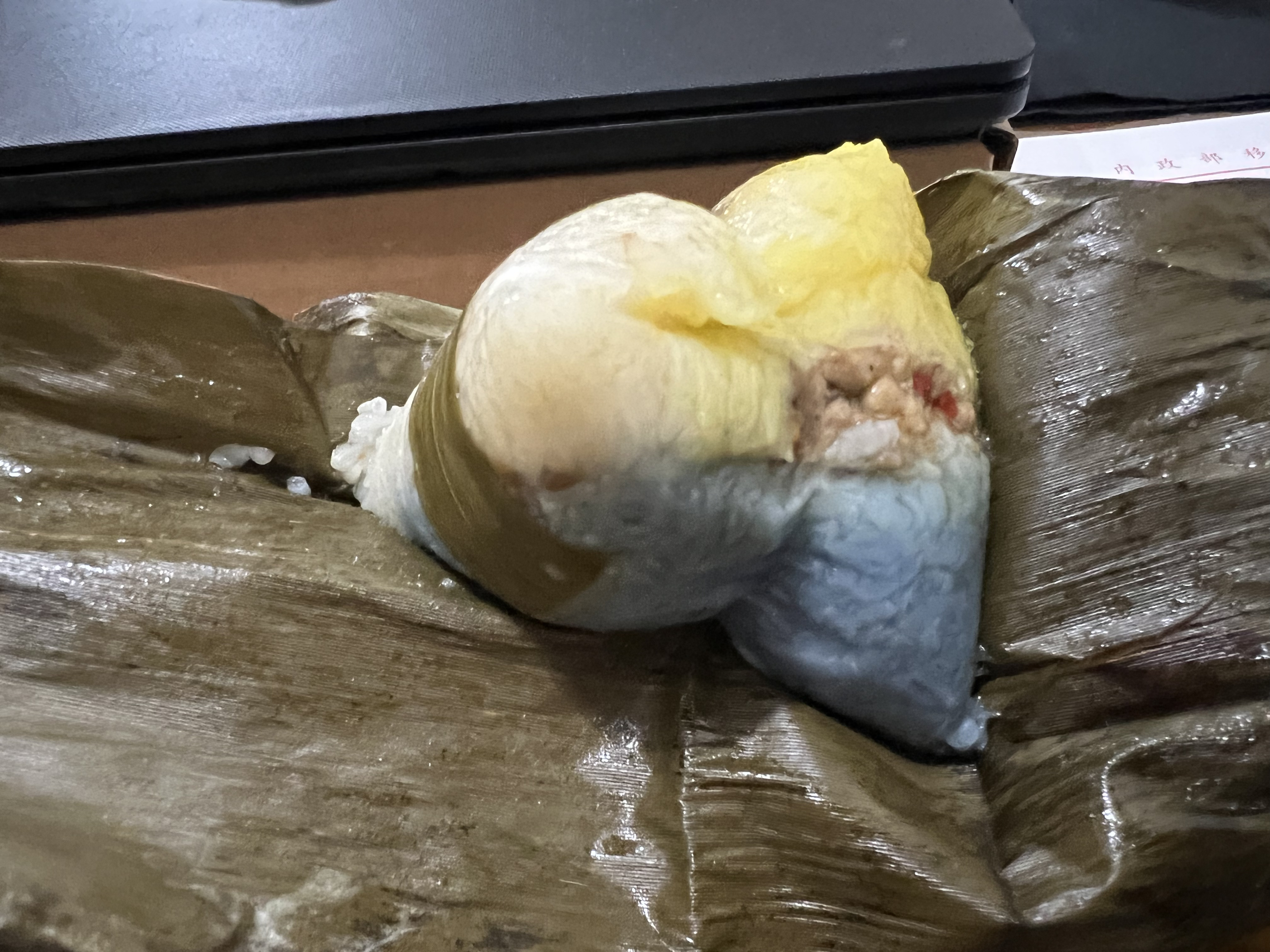 Zongzi nyonya adalah zongzi yang amat unik.(foto :Aimei RTI)