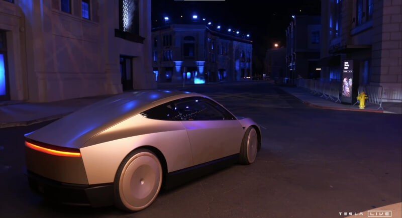 Tesla Robotaxi, photo from CNA