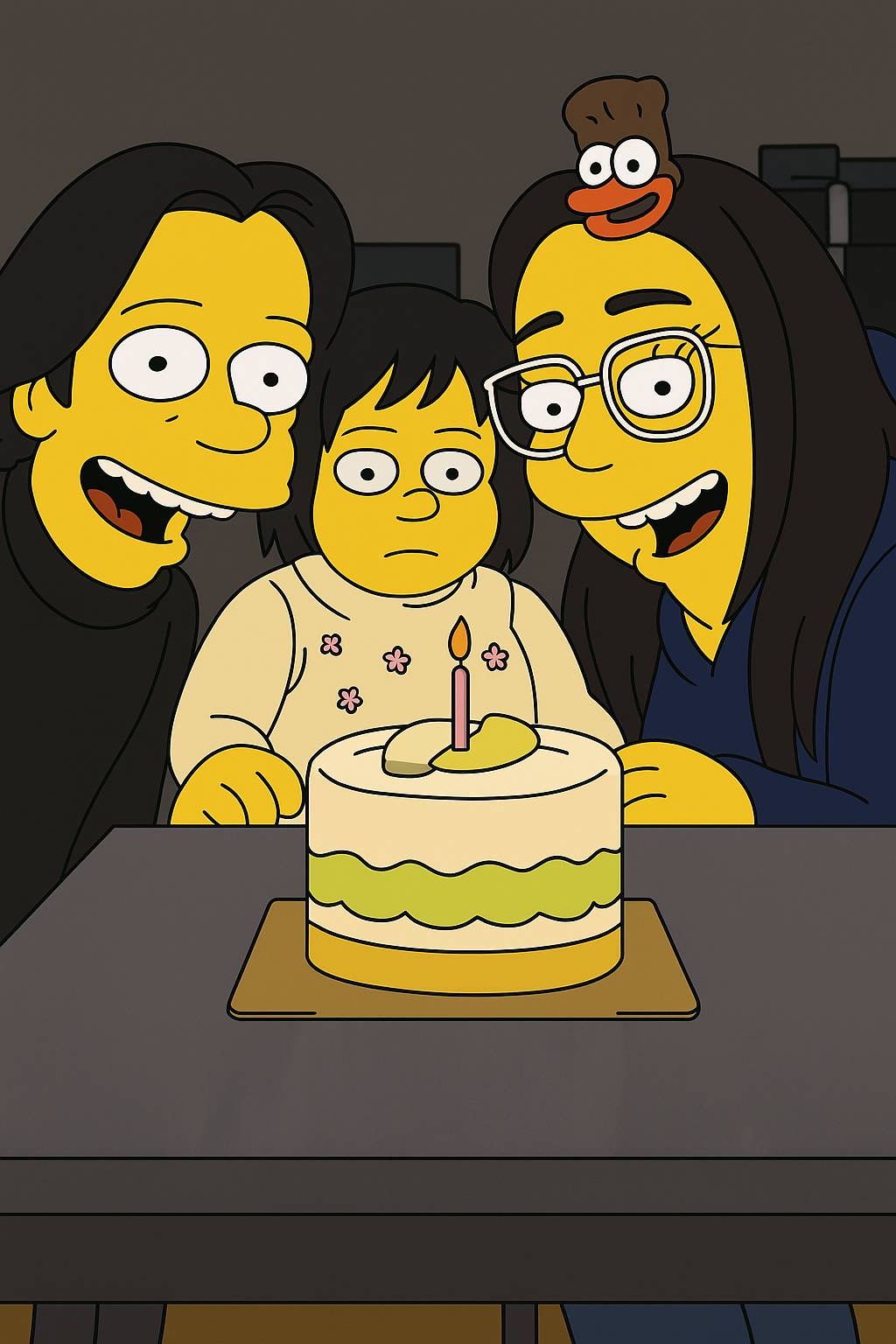 Abby's Family Photo Created by ChatGPT