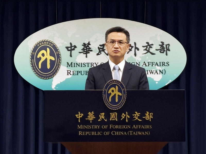Пресс-секретарь МИД Лю Юн-цзянь. Фото: CNA